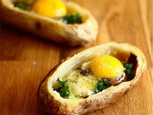 Лодочки из картофеля Лодочки из картофеля