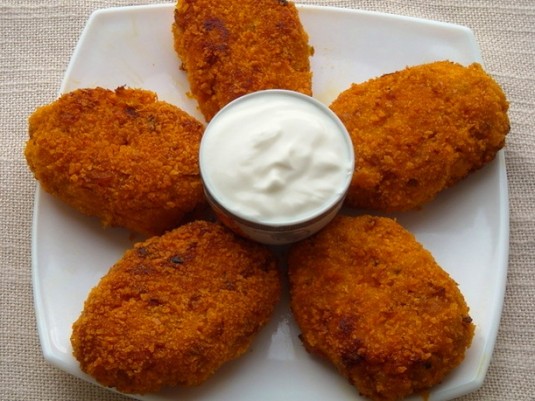 Рецепт постных морковных котлет