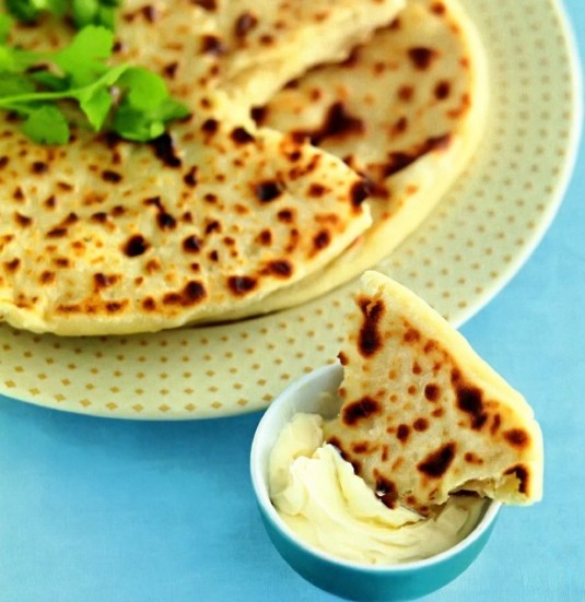 Лепешки с фасолью