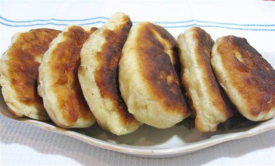 Пирожки с печенкой и картошкой Пирожки с печенкой и картошкой