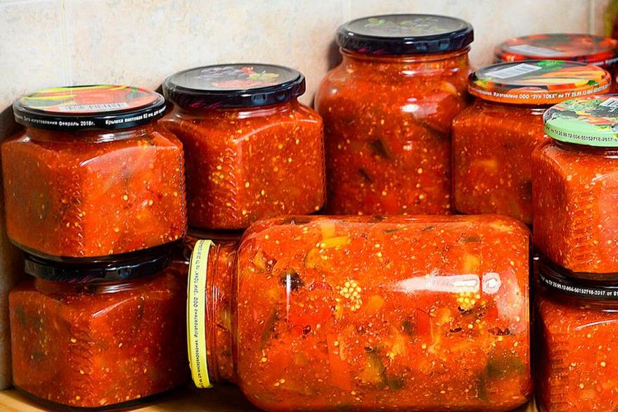 Баклажаны консервированные