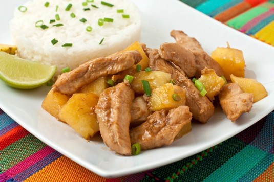 Курица с ананасами Курица с ананасами