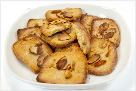 Песочное печенье с миндалем