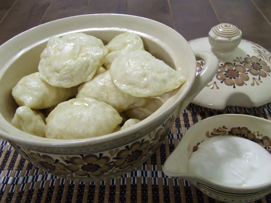 Вареники на пару