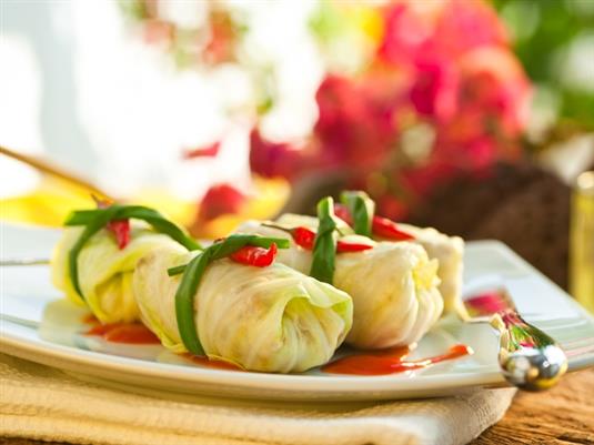 Голубцы с мясом и рисом Голубцы с мясом и рисом