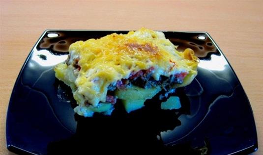 Мясная запеканка с картофелем Мясная запеканка с картофелем