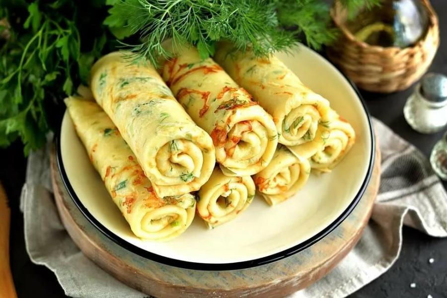 Блинчики сырные